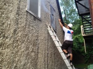 Nettoyage haute pression sur Permaglaze - Stucco