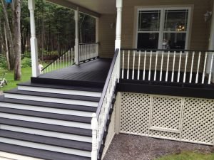 Peinture de patio terrasse