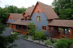 maison en bois traité