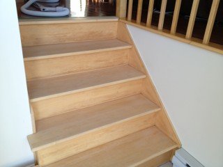 Escalier Vernis