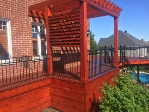 Teinture terrasse et pergola