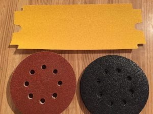 Papier abrasif pour décapage et sablage