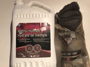 Hydrate de méthyle et laine d'acier neutralisant après le décapage chimique