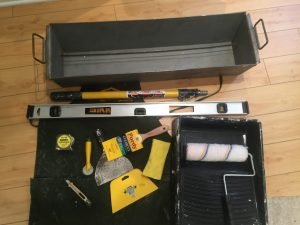 Outils nécessaire pour la pose de papier peint