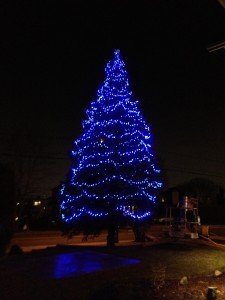 Installation lumieres Noel