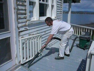 aspirateur nettoyage avant peinture fusil