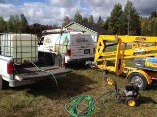 equipement nacelle et laveuse haute pression