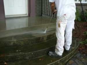 lavage haute pression beton