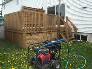 lavage haute pression patio
