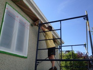 masque agregat avant peinture fusil