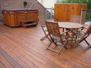 Teinture de patio et terrasse