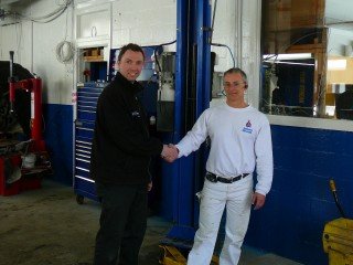 peinture commercial dans garage sillery
