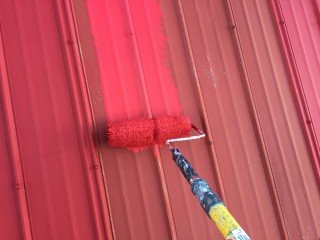 peinture de toiture rouleau