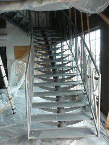 peinture escalier metal