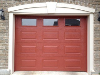 peinture orte de garage apres