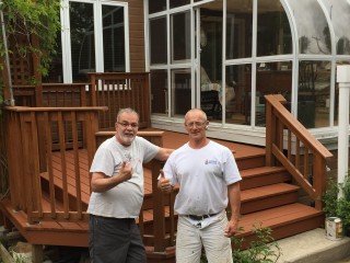 peinture patio client