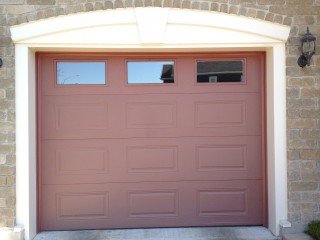 peinture porte de garage avant