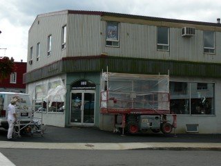 travaux de peinture en hauteur commerclai